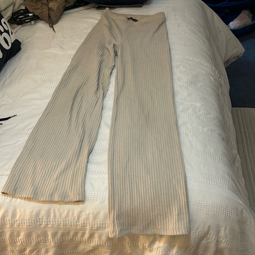 Zara straight leg sweater pants